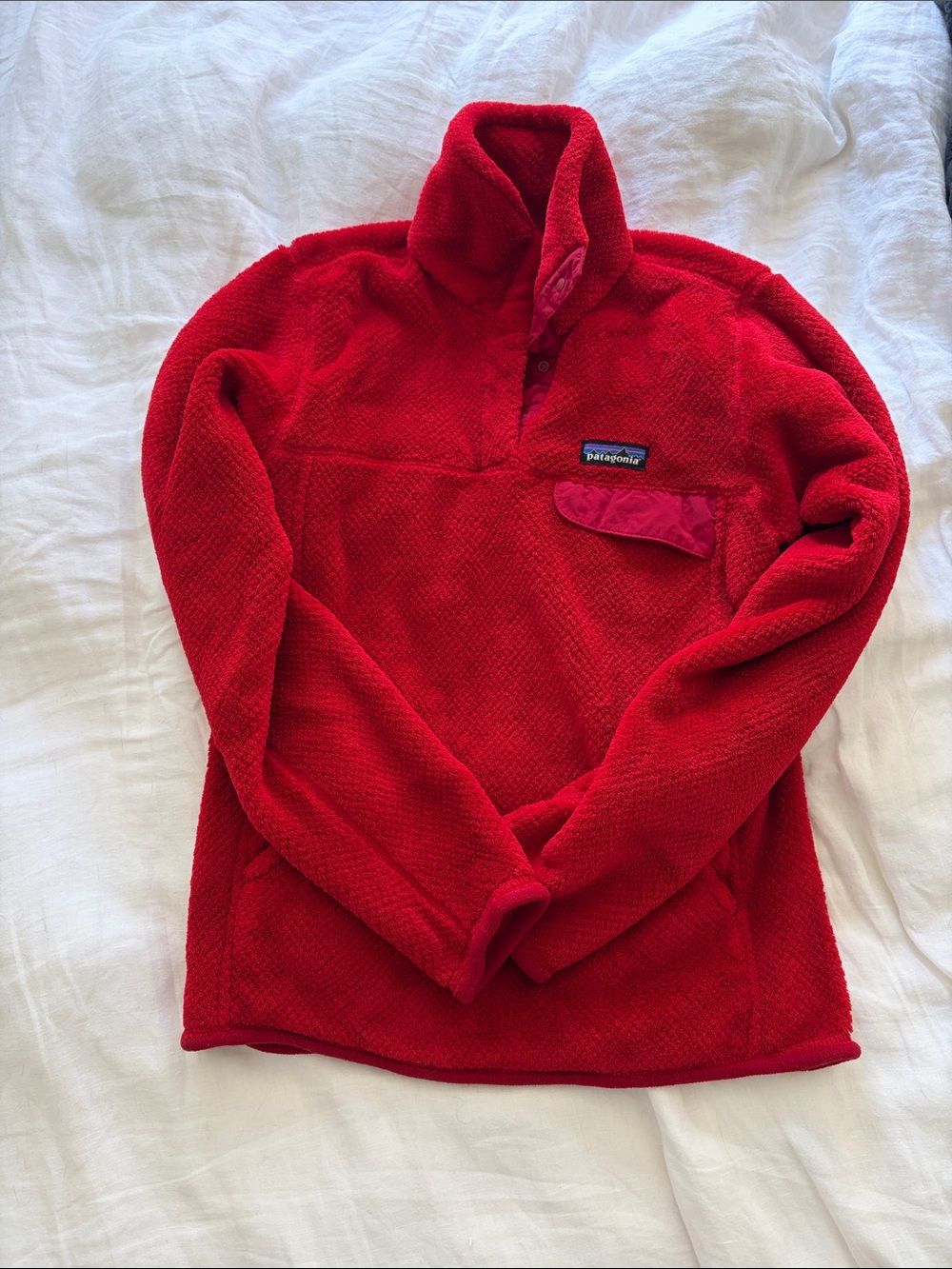 Patagonia women’s Synchilla snap-t fleece pullover. Size small like new.